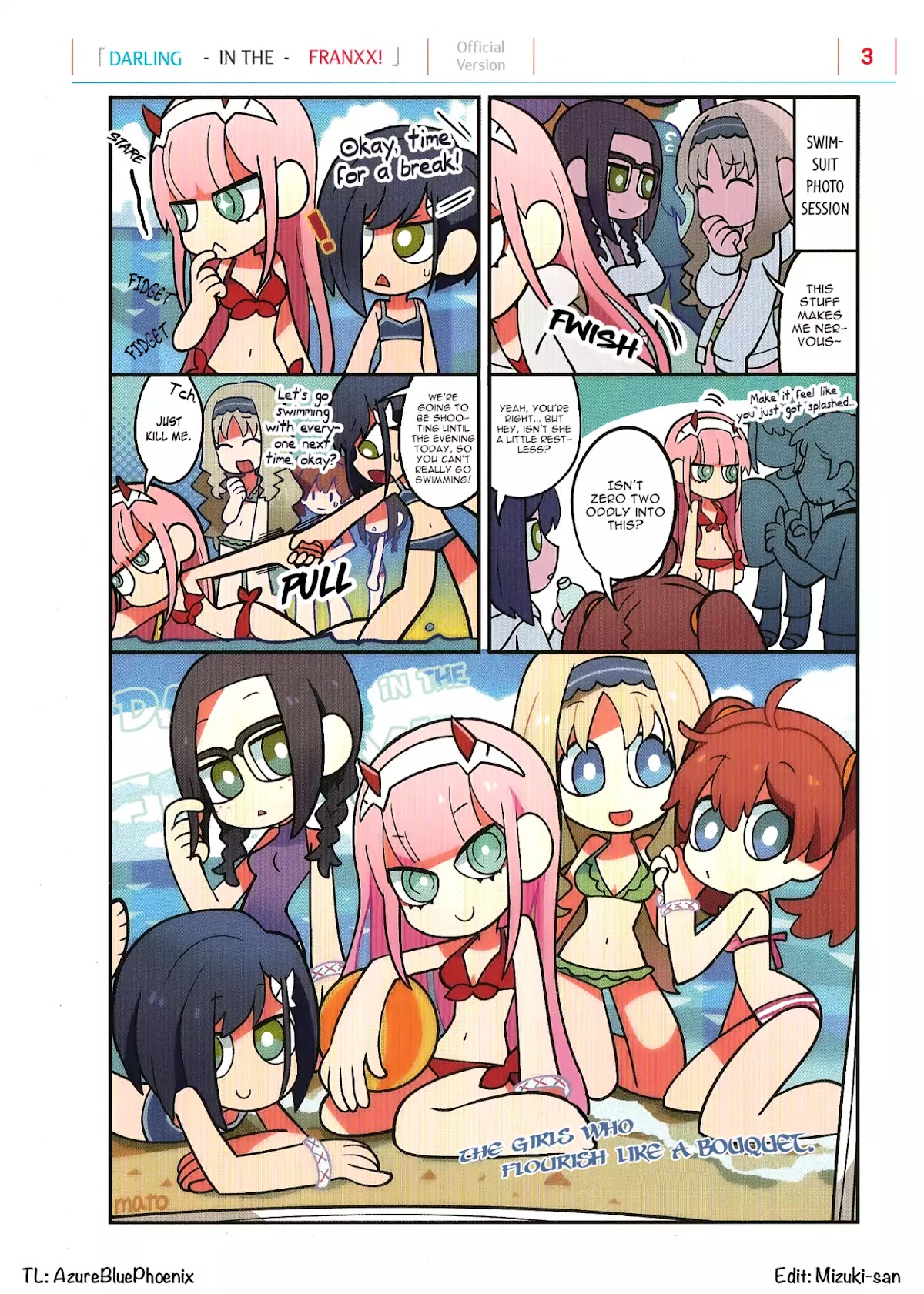 Darling in the FranXX! - 4-koma Chapter 76 page 1 - Chapter 76: BD & DVD Booklet Special 3