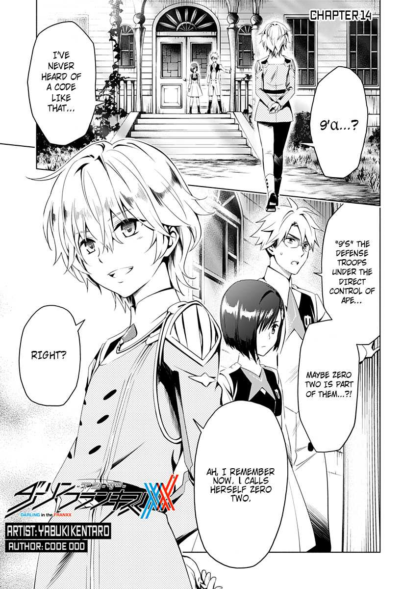 DARLING in the FRANXX Chapter 14 page 1 - Chapter 14