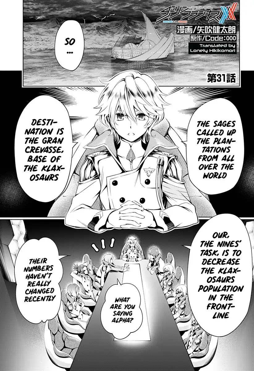 DARLING in the FRANXX Chapter 31 page 1 - Chapter 31