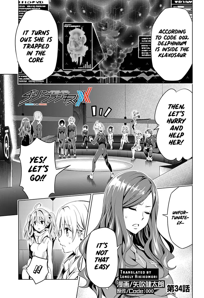 DARLING in the FRANXX Chapter 34 page 1 - Chapter 34