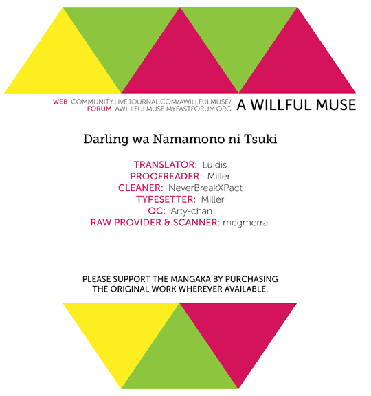 Darling wa Namamono ni Tsuki Chapter 37.2 page 1 - Chapter 37 v2 : The forefinger working man