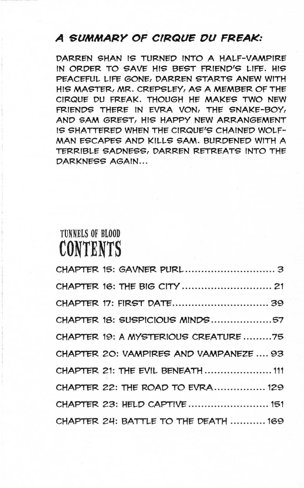 Darren Shan Chapter 15 page 2 - Chapter 15