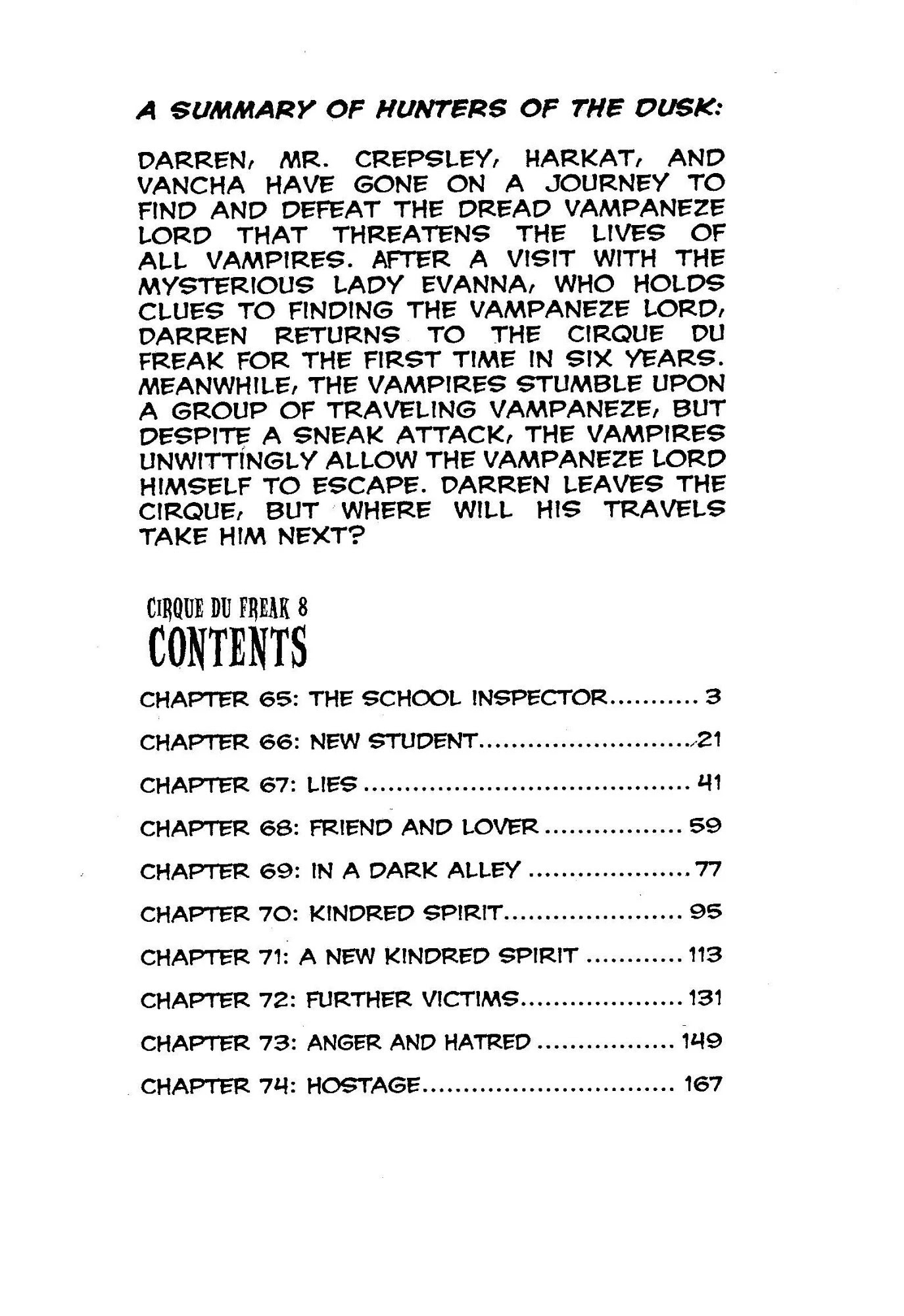 Darren Shan Chapter 65 page 3 - Chapter 65