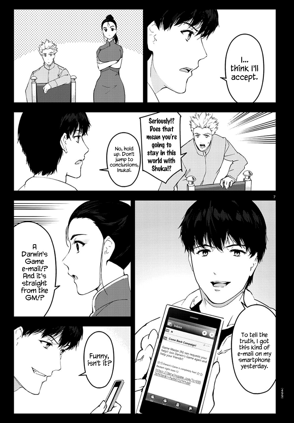 Darwin's Game Chapter 77 page 7 - Chapter 77