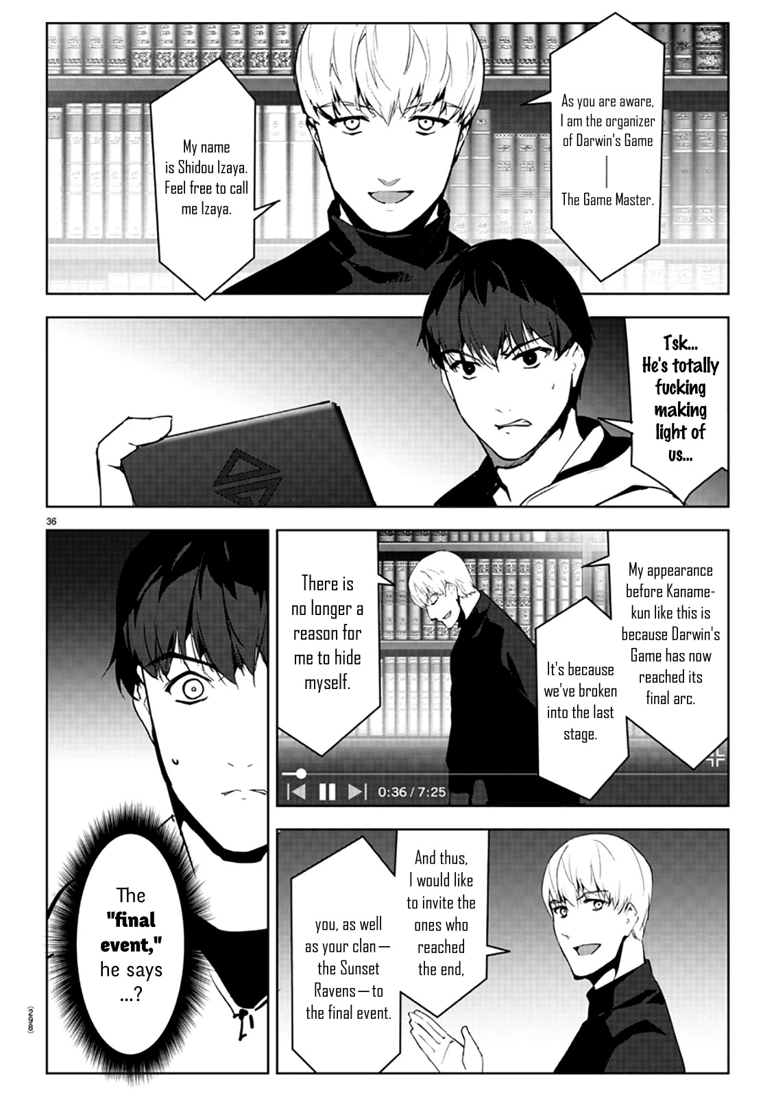 Darwin's Game Chapter 86 page 36 - Chapter 86