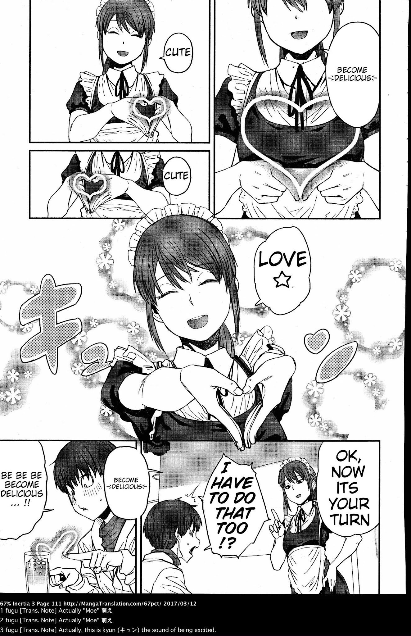 Dasei 67 Percent Chapter 32 page 10 - Chapter 32: Let's go to a Maid Cafe