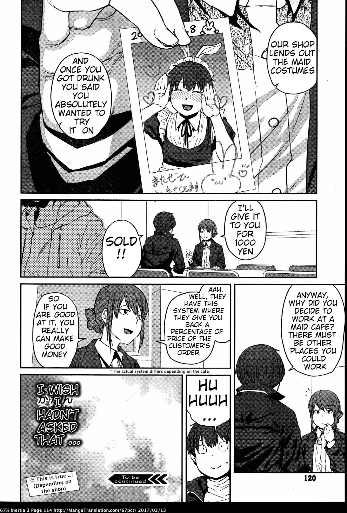 Dasei 67 Percent Chapter 32 page 13 - Chapter 32: Let's go to a Maid Cafe
