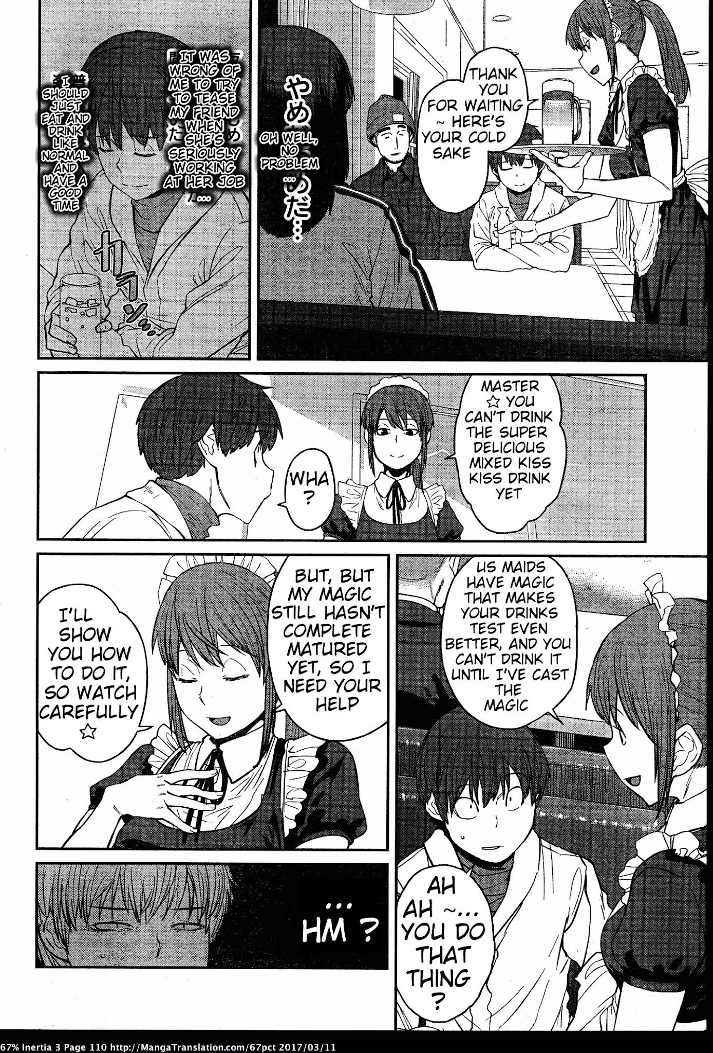 Dasei 67 Percent Chapter 32 page 9 - Chapter 32: Let's go to a Maid Cafe