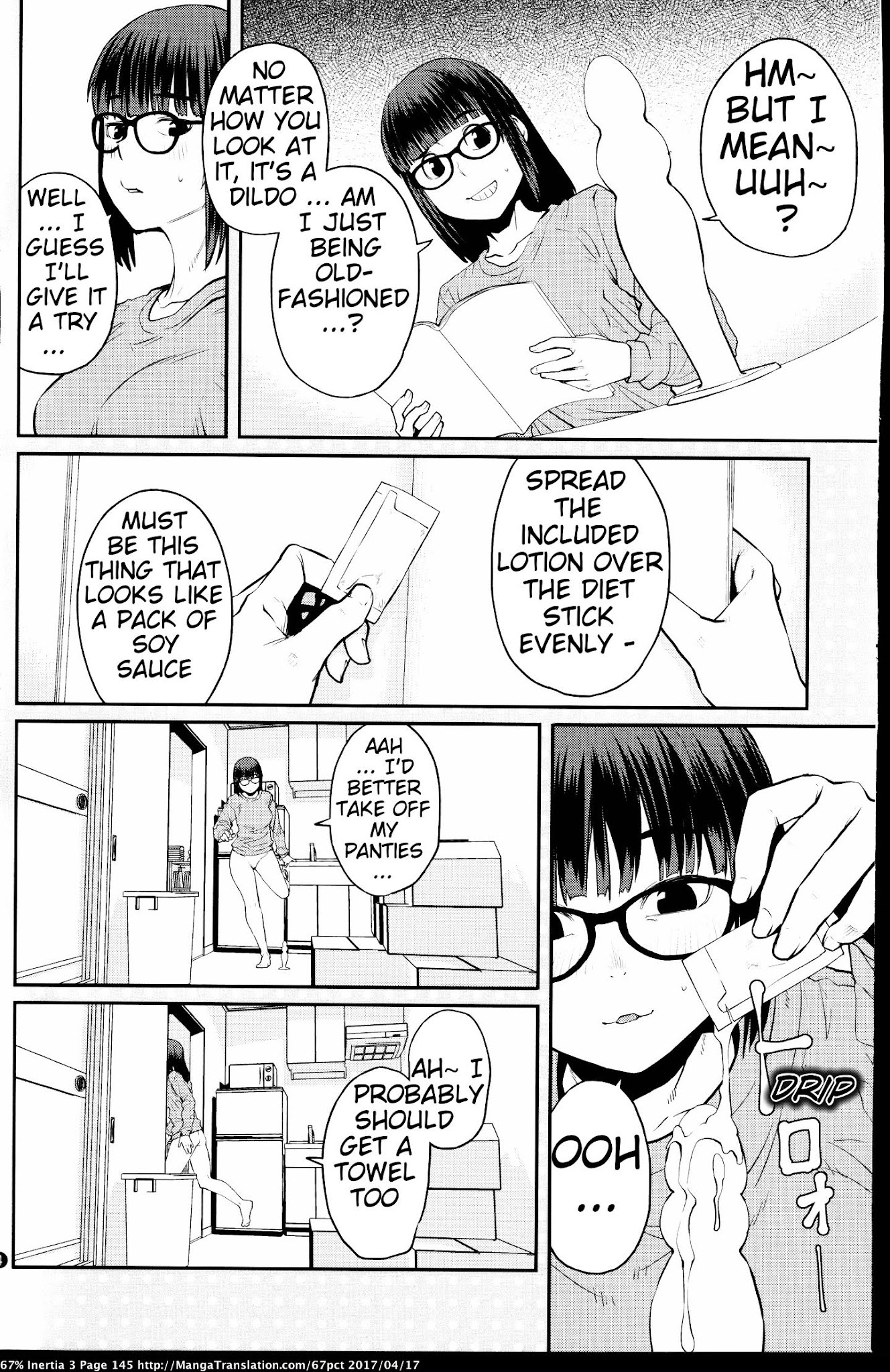 Dasei 67 Percent Chapter 34.5 page 4 - Chapter 34.5: Sealed 8 page Diet Book