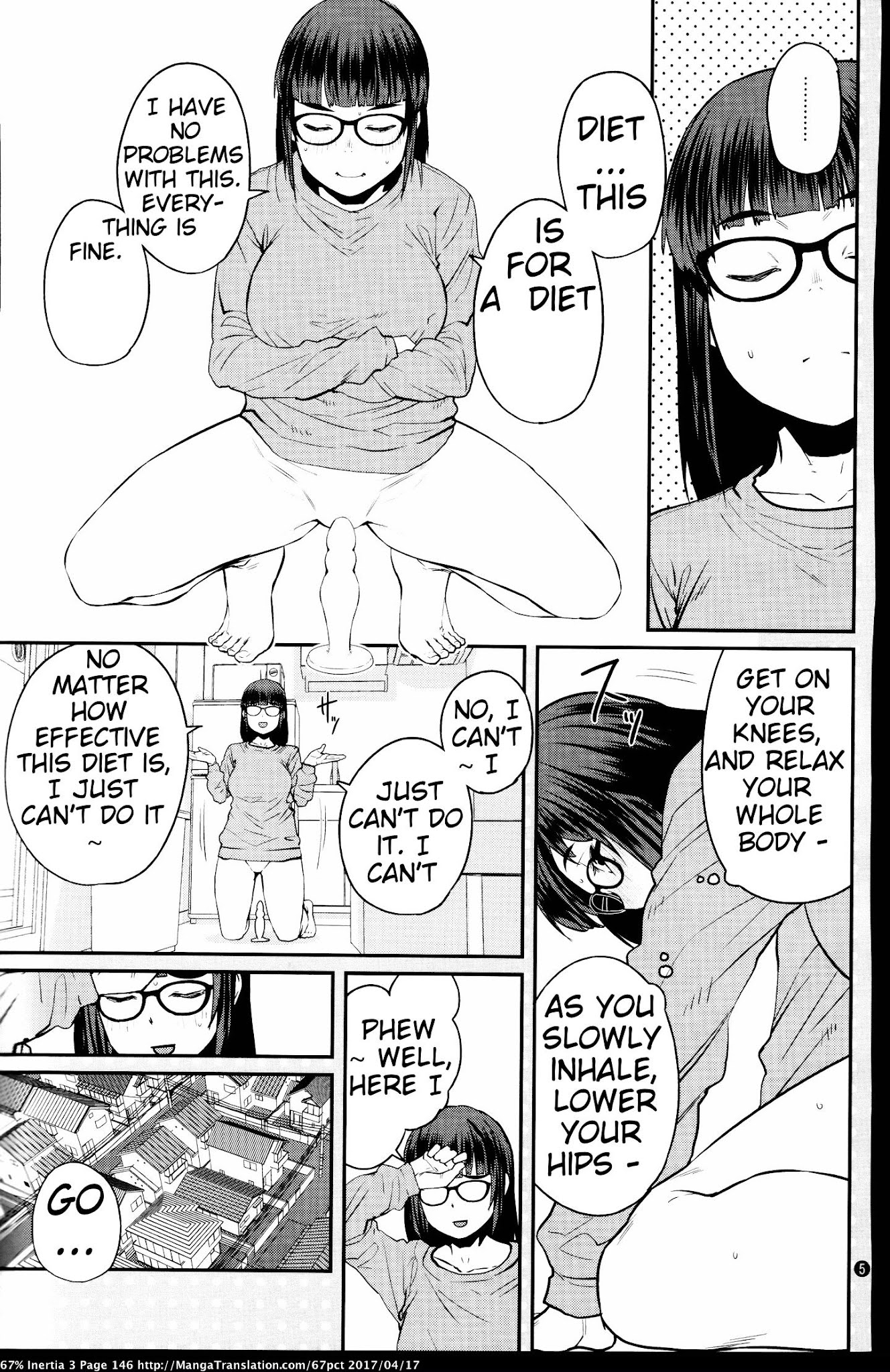 Dasei 67 Percent Chapter 34.5 page 5 - Chapter 34.5: Sealed 8 page Diet Book