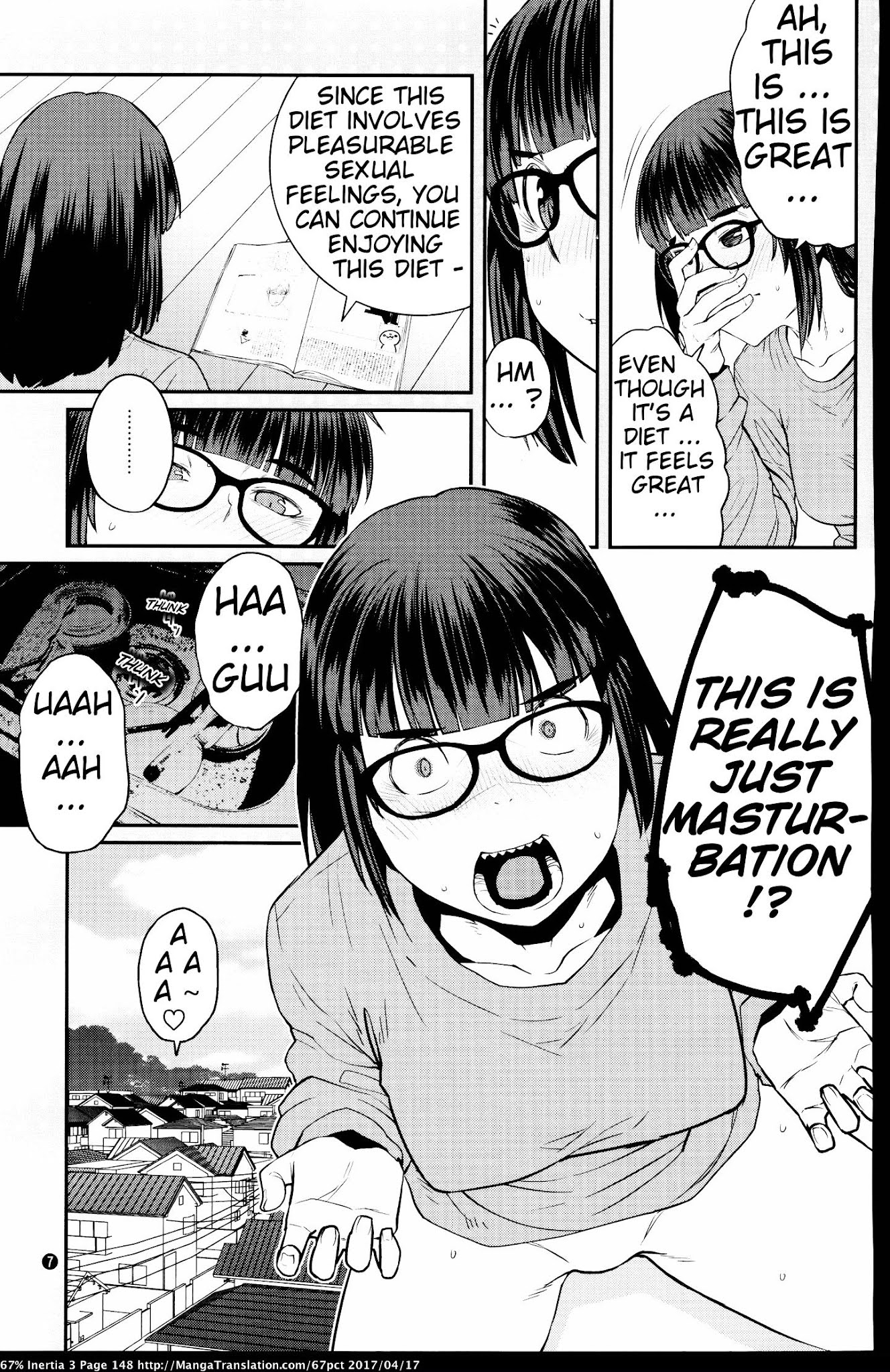 Dasei 67 Percent Chapter 34.5 page 7 - Chapter 34.5: Sealed 8 page Diet Book