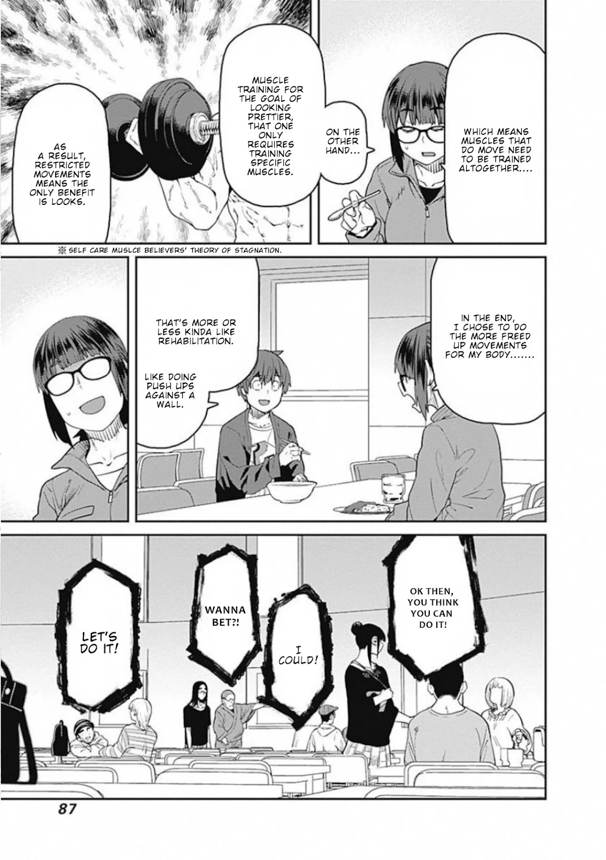 Dasei 67 Percent Chapter 62 page 6 - Chapter 62: Seriously can't do a pull up