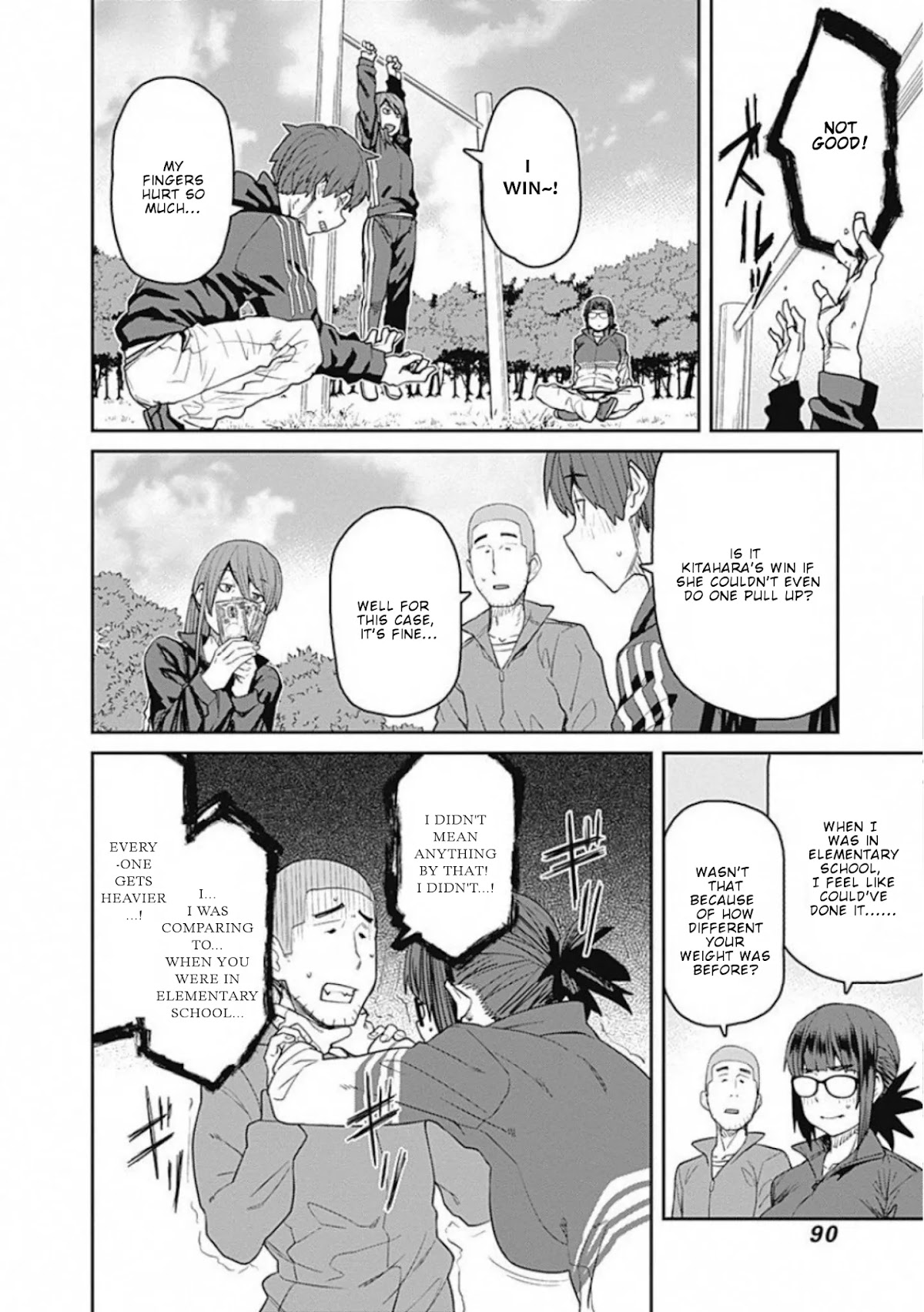 Dasei 67 Percent Chapter 62 page 9 - Chapter 62: Seriously can't do a pull up