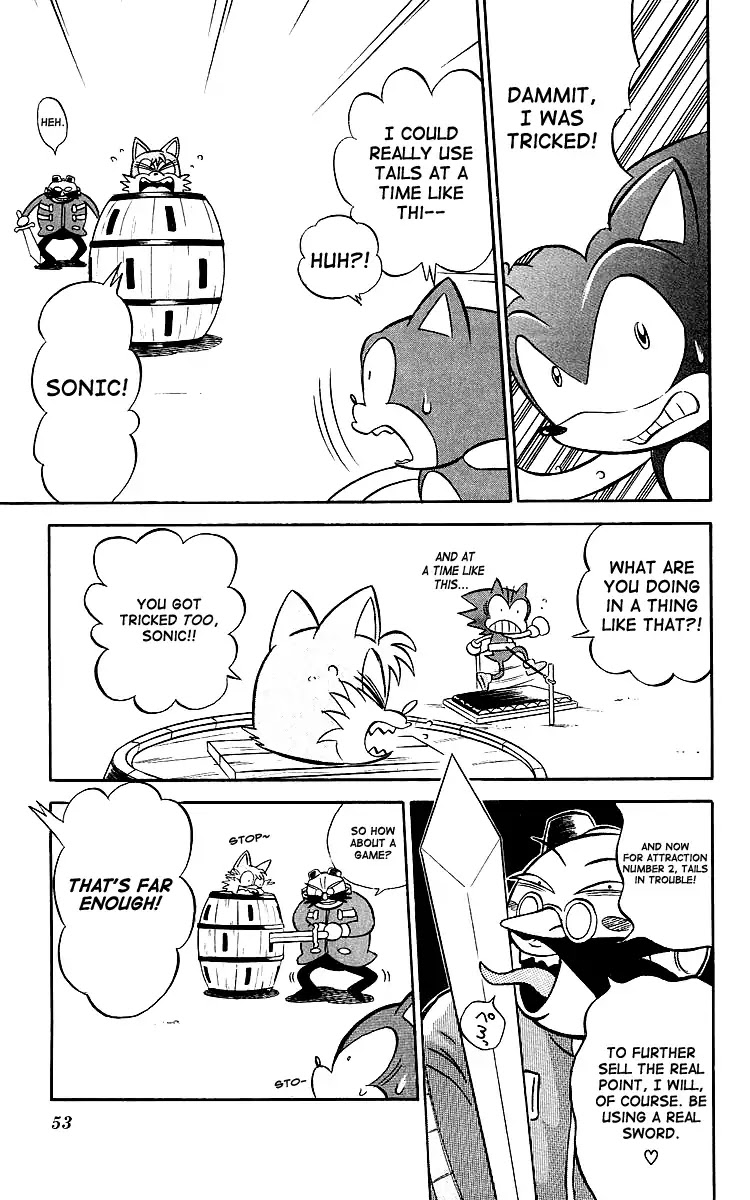Dash & Spin Chousoku Sonic Chapter 3 page 10 - Chapter 3: The real thing is uniquely different?