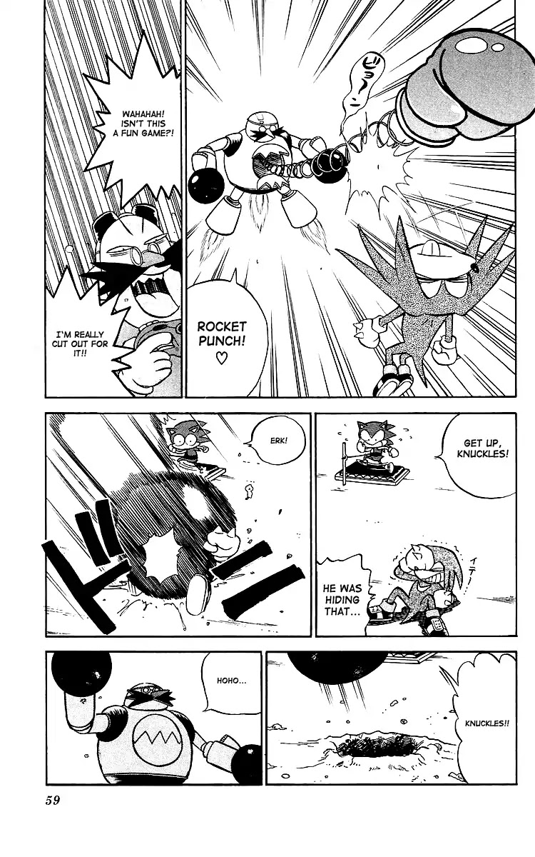 Dash & Spin Chousoku Sonic Chapter 3 page 14 - Chapter 3: The real thing is uniquely different?