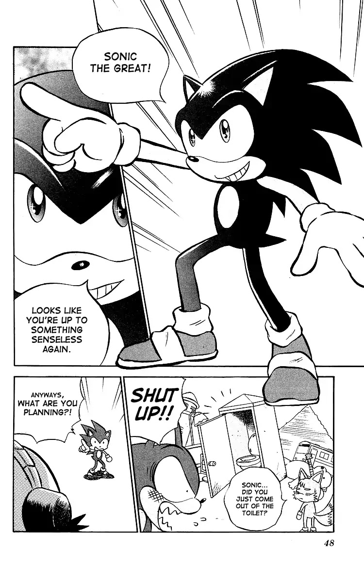Dash & Spin Chousoku Sonic Chapter 3 page 5 - Chapter 3: The real thing is uniquely different?