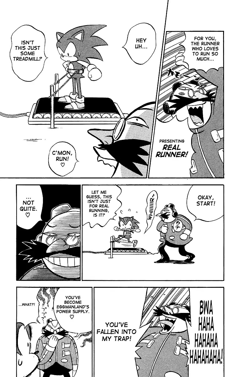 Dash & Spin Chousoku Sonic Chapter 3 page 8 - Chapter 3: The real thing is uniquely different?