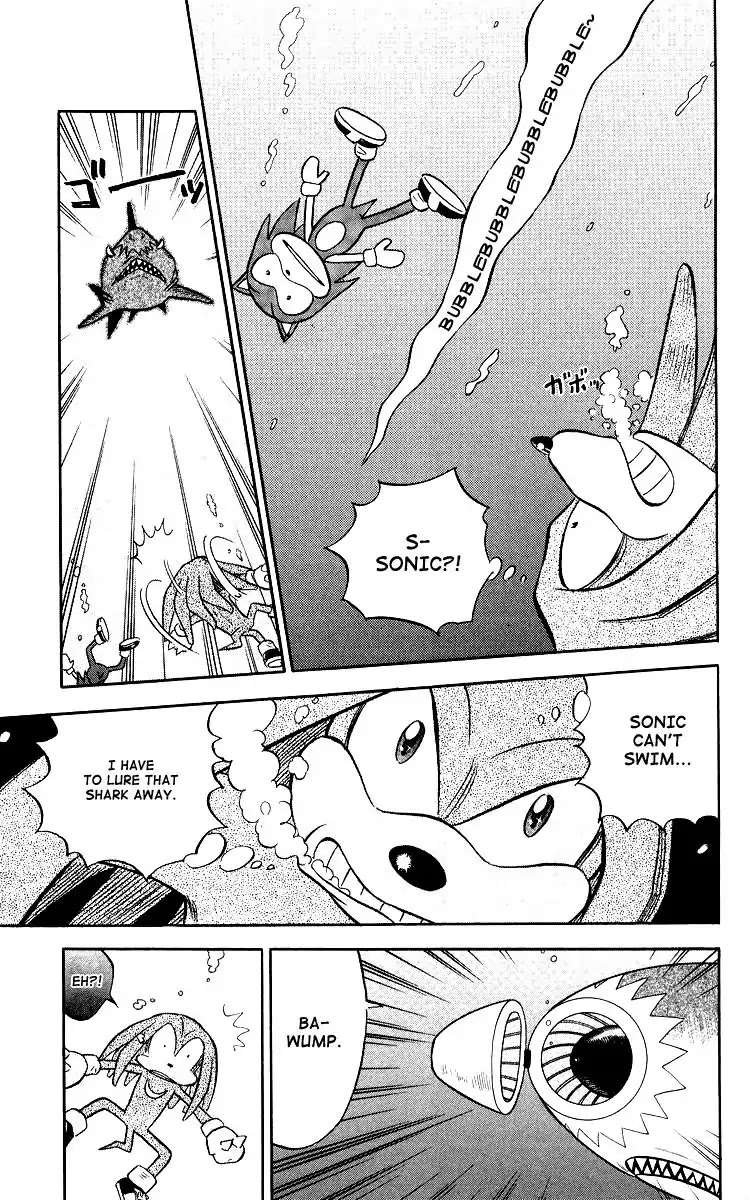 Dash & Spin Chousoku Sonic Chapter 4 page 13 - Chapter 4: Treasure competition in South Island!