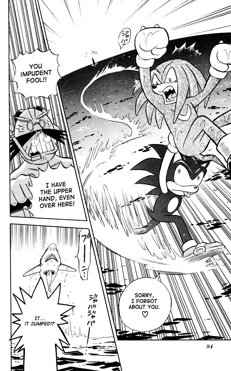 Dash & Spin Chousoku Sonic Chapter 4 page 18 - Chapter 4: Treasure competition in South Island!