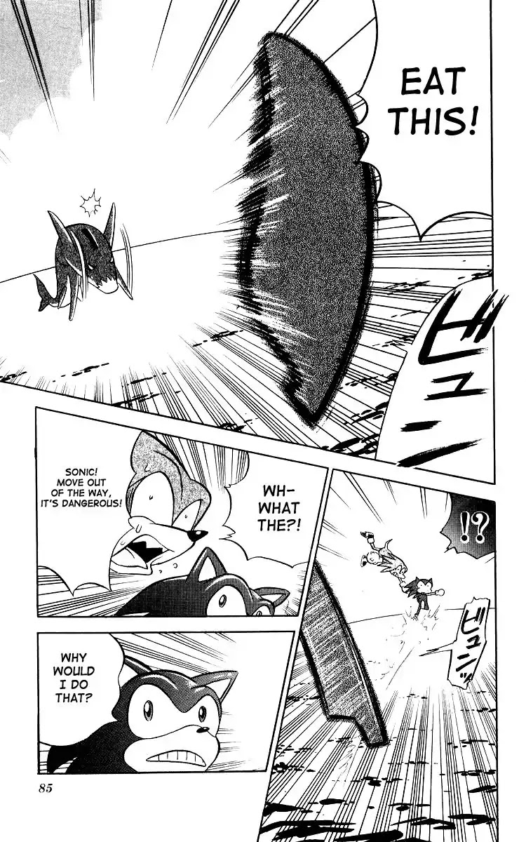 Dash & Spin Chousoku Sonic Chapter 4 page 19 - Chapter 4: Treasure competition in South Island!