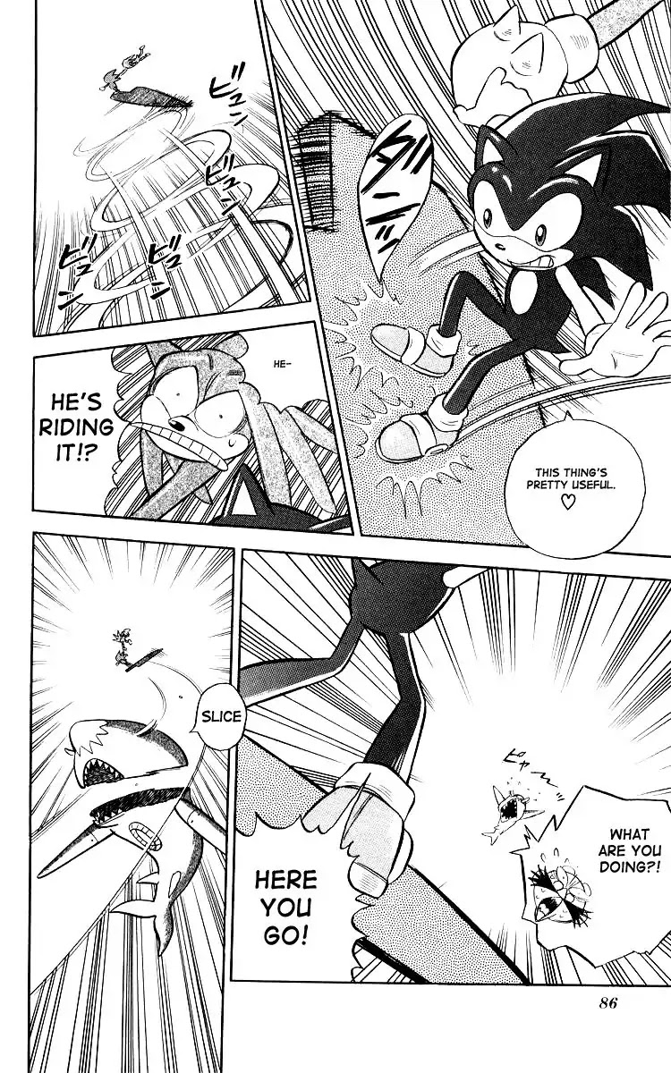 Dash & Spin Chousoku Sonic Chapter 4 page 20 - Chapter 4: Treasure competition in South Island!