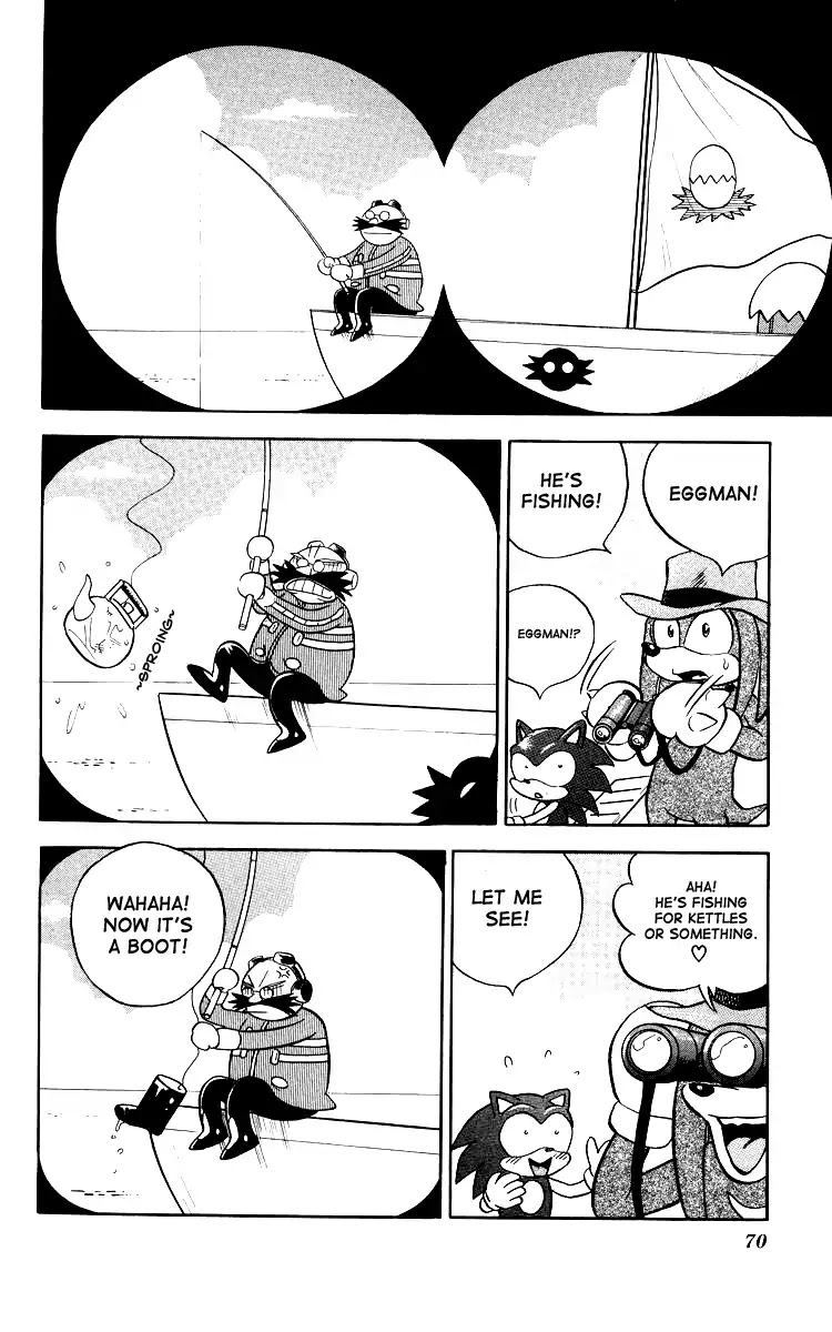 Dash & Spin Chousoku Sonic Chapter 4 page 4 - Chapter 4: Treasure competition in South Island!
