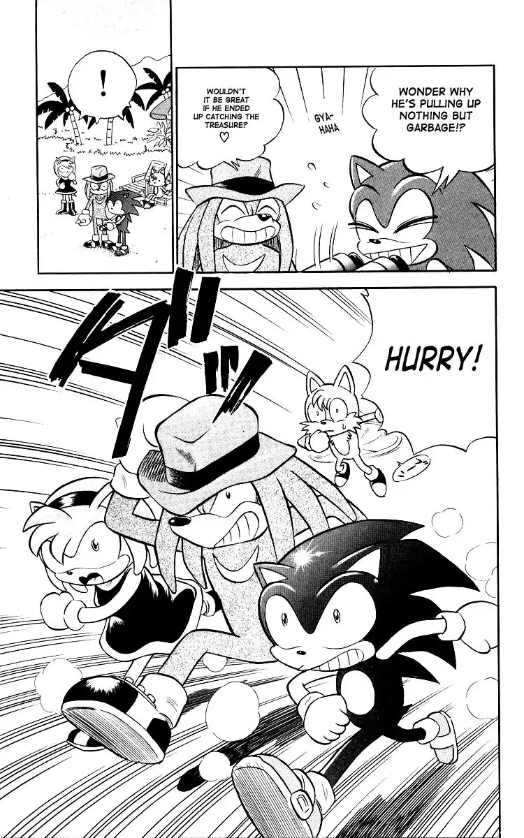 Dash & Spin Chousoku Sonic Chapter 4 page 5 - Chapter 4: Treasure competition in South Island!