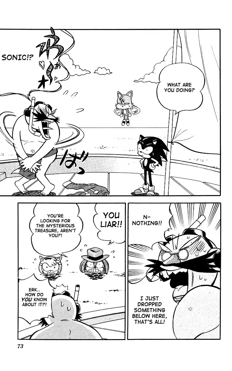 Dash & Spin Chousoku Sonic Chapter 4 page 7 - Chapter 4: Treasure competition in South Island!