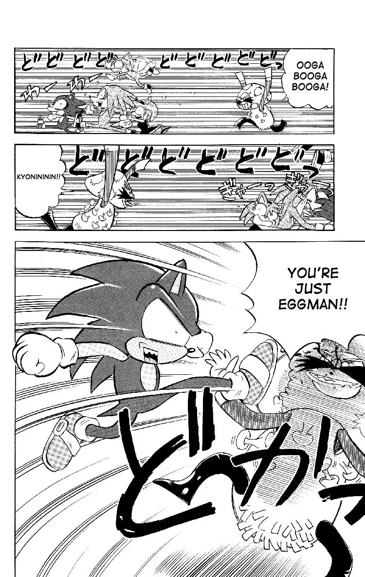 Dash & Spin Chousoku Sonic Chapter 5 page 10 - Chapter 5: Terror! The wandering mushroom man