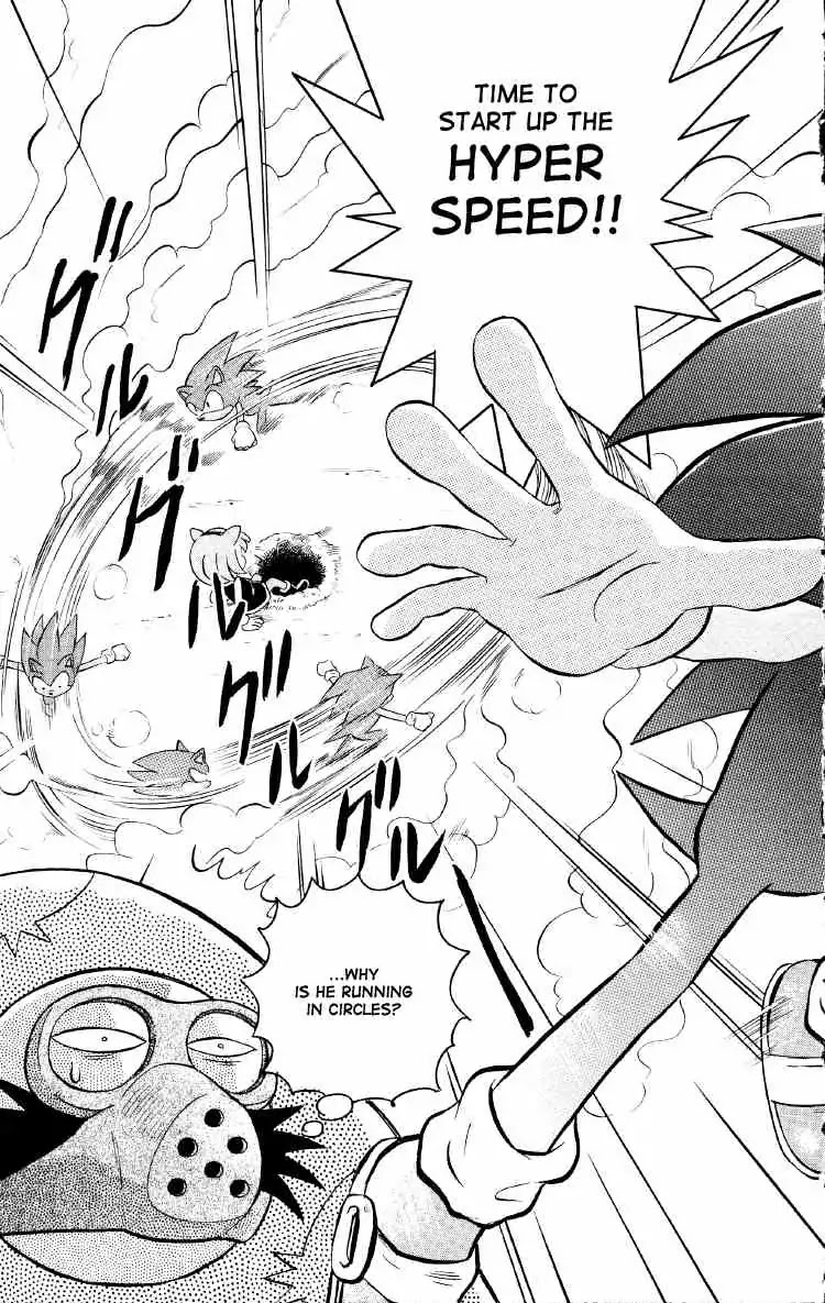 Dash & Spin Chousoku Sonic Chapter 5 page 19 - Chapter 5: Terror! The wandering mushroom man