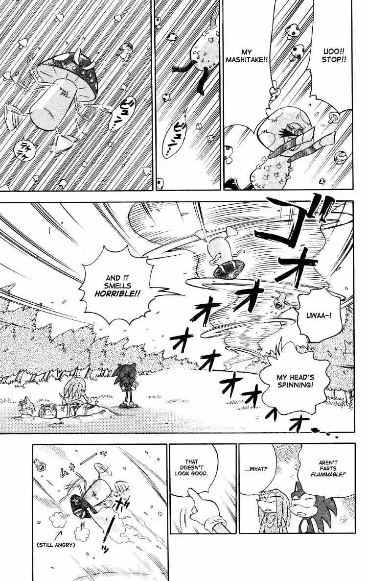 Dash & Spin Chousoku Sonic Chapter 5 page 21 - Chapter 5: Terror! The wandering mushroom man