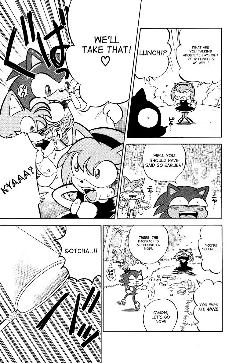 Dash & Spin Chousoku Sonic Chapter 5 page 3 - Chapter 5: Terror! The wandering mushroom man