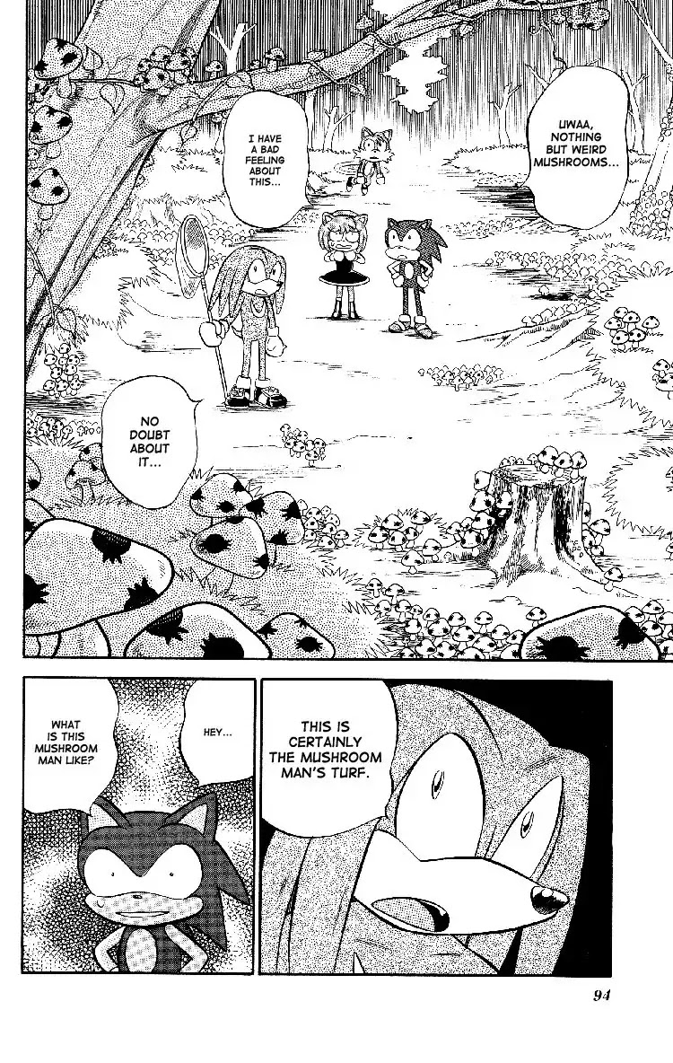 Dash & Spin Chousoku Sonic Chapter 5 page 6 - Chapter 5: Terror! The wandering mushroom man
