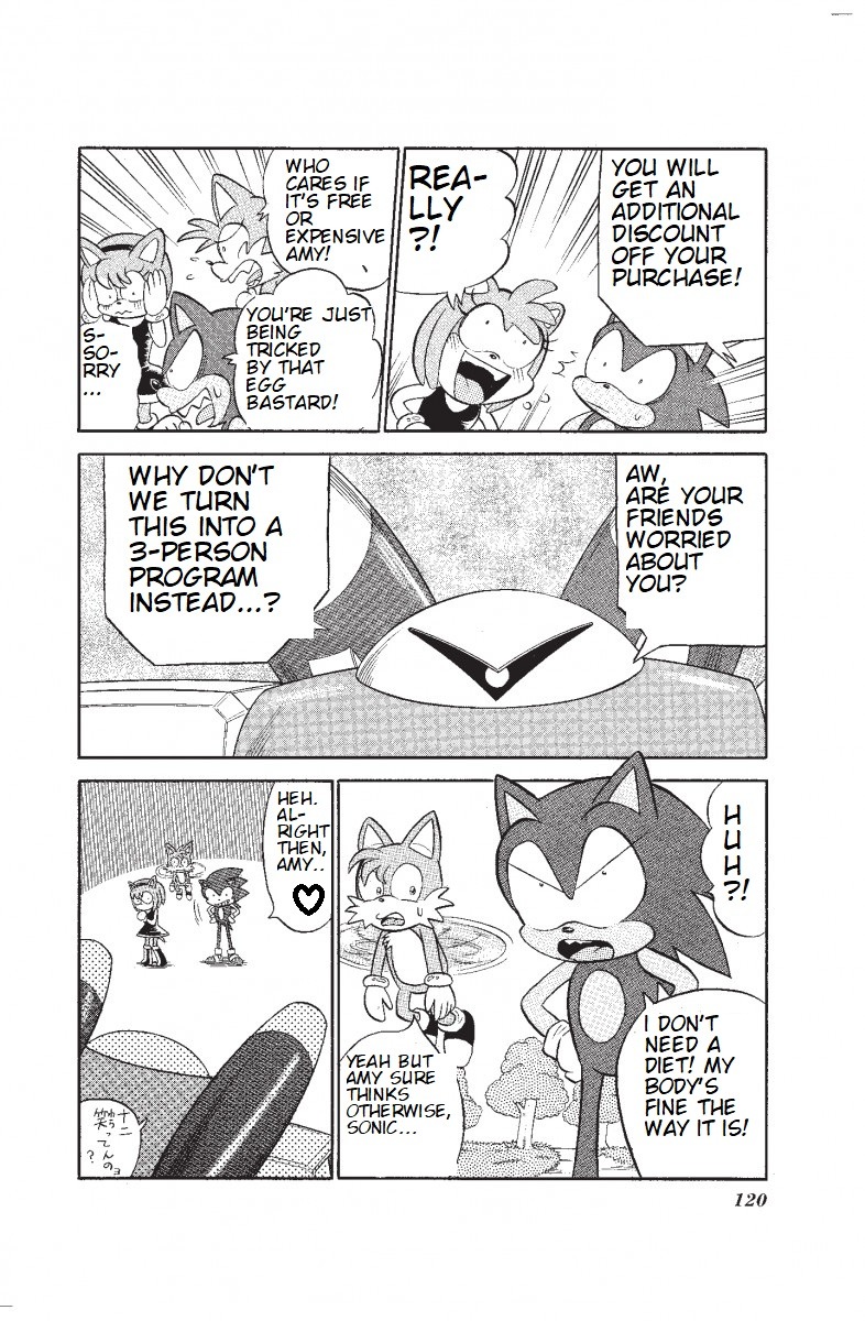 Dash & Spin Chousoku Sonic Chapter 6 page 10 - Chapter 6: A Maiden's High-Tech Diet!!
