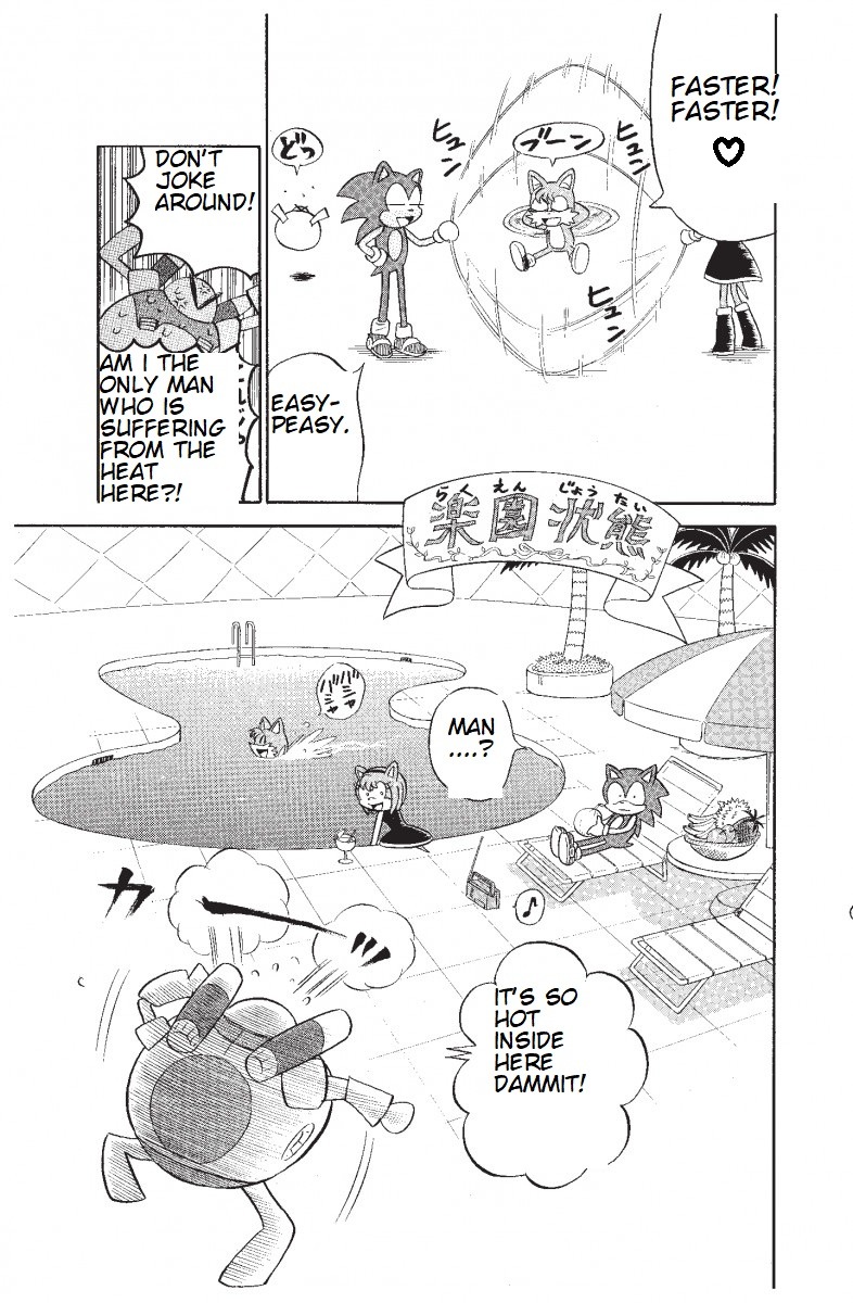 Dash & Spin Chousoku Sonic Chapter 6 page 15 - Chapter 6: A Maiden's High-Tech Diet!!