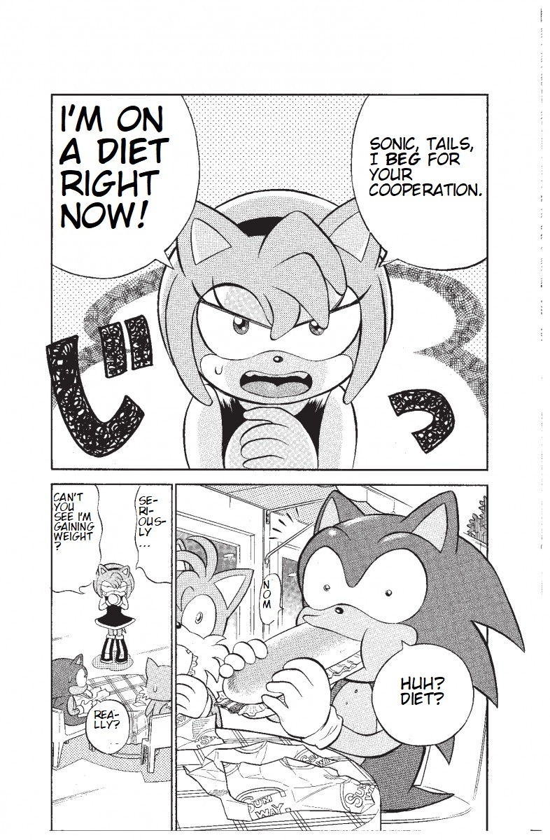 Dash & Spin Chousoku Sonic Chapter 6 page 2 - Chapter 6: A Maiden's High-Tech Diet!!