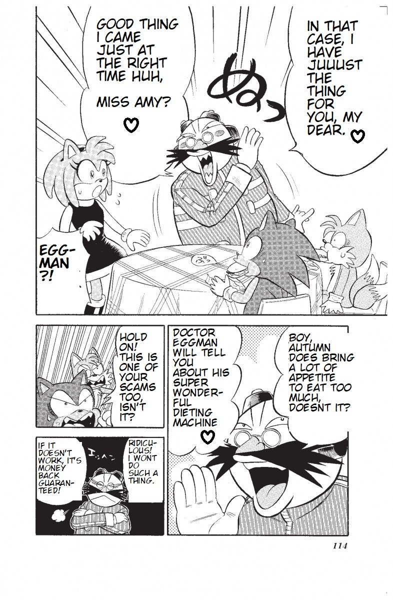 Dash & Spin Chousoku Sonic Chapter 6 page 4 - Chapter 6: A Maiden's High-Tech Diet!!