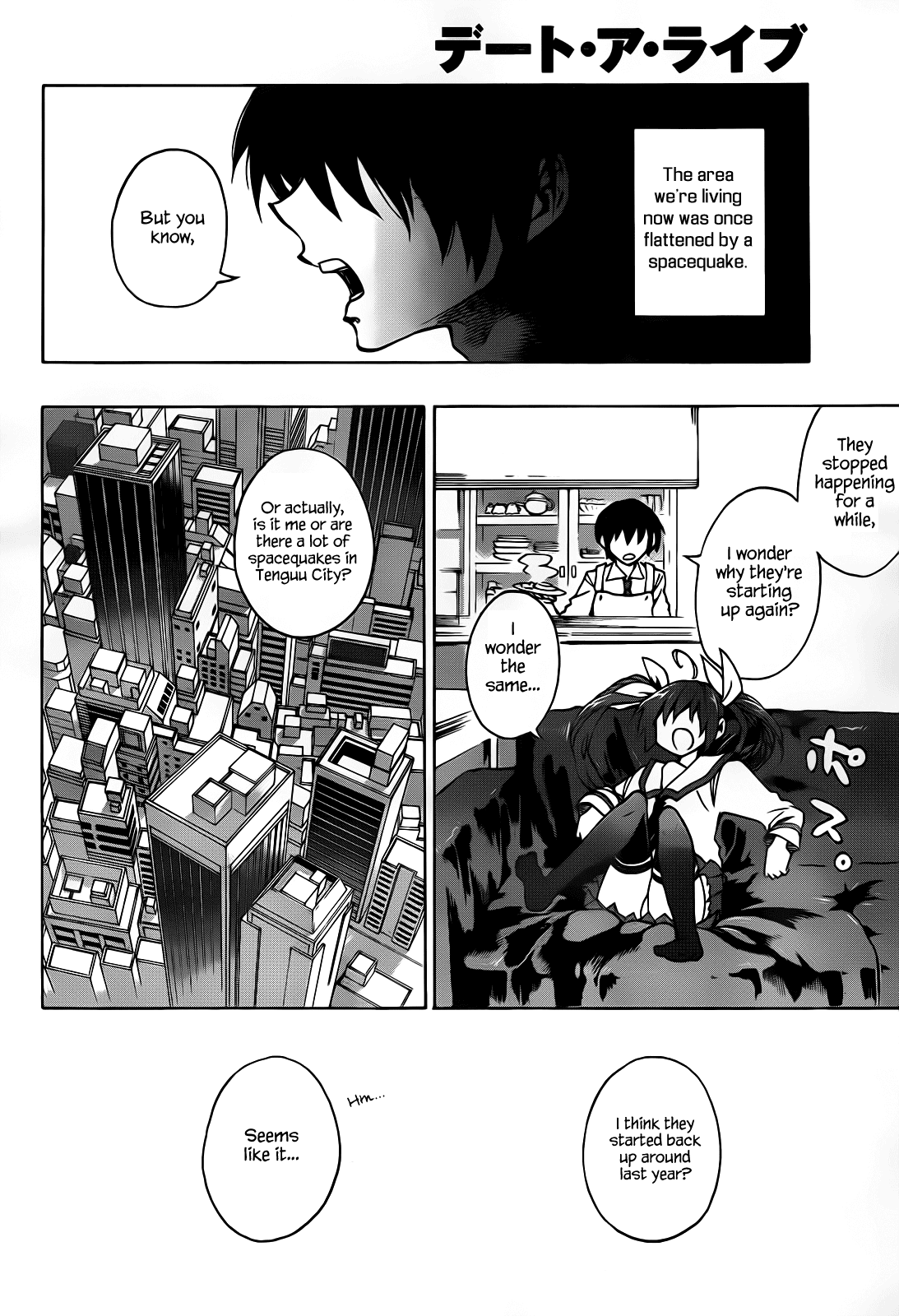 Date A Live Chapter 1.2 page 13 - Chapter 1 v2 : Date 1 - Spirit