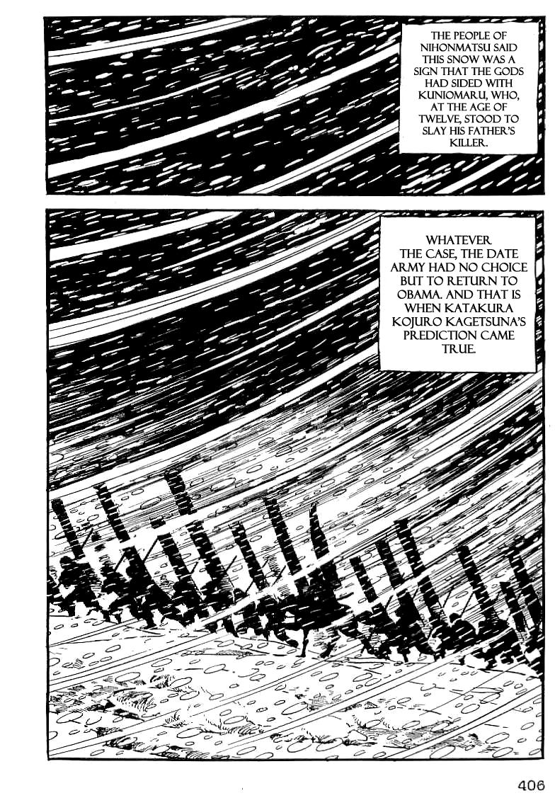 Date Masamune (YOKOYAMA Mitsuteru) Chapter 15 page 3 - Chapter 15: Hitotori Bridge