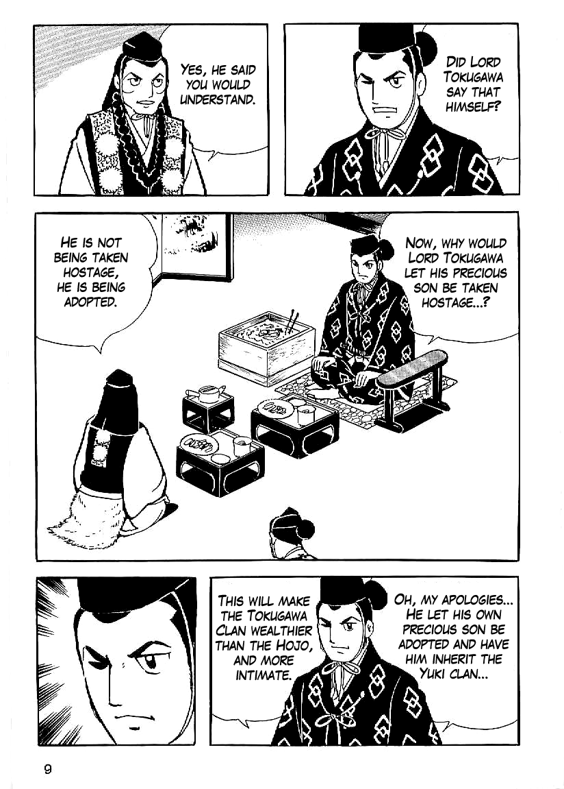 Date Masamune (YOKOYAMA Mitsuteru) Chapter 16 page 10 - Chapter 16: Council of War