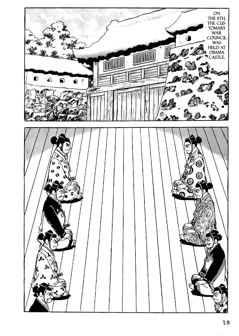 Date Masamune (YOKOYAMA Mitsuteru) Chapter 16 page 19 - Chapter 16: Council of War