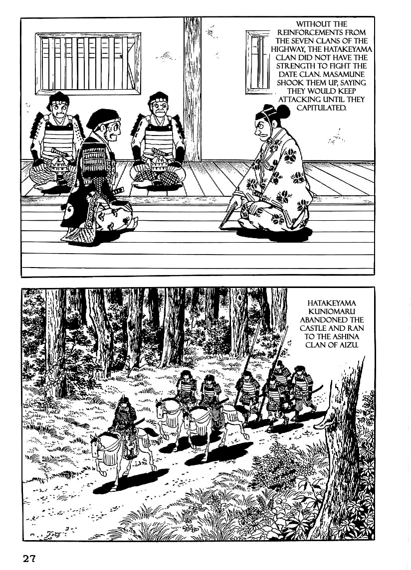 Date Masamune (YOKOYAMA Mitsuteru) Chapter 16 page 28 - Chapter 16: Council of War