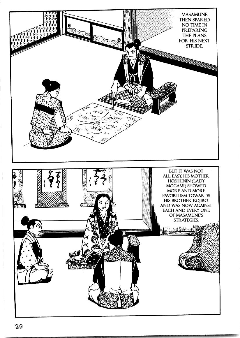Date Masamune (YOKOYAMA Mitsuteru) Chapter 16 page 30 - Chapter 16: Council of War