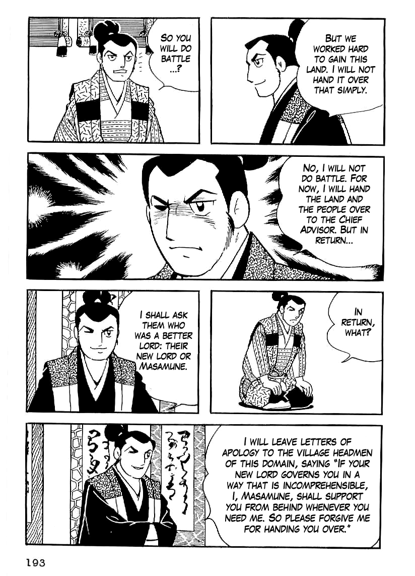 Date Masamune (YOKOYAMA Mitsuteru) Chapter 21 page 4 - Chapter 21: Seeds of Rebellion
