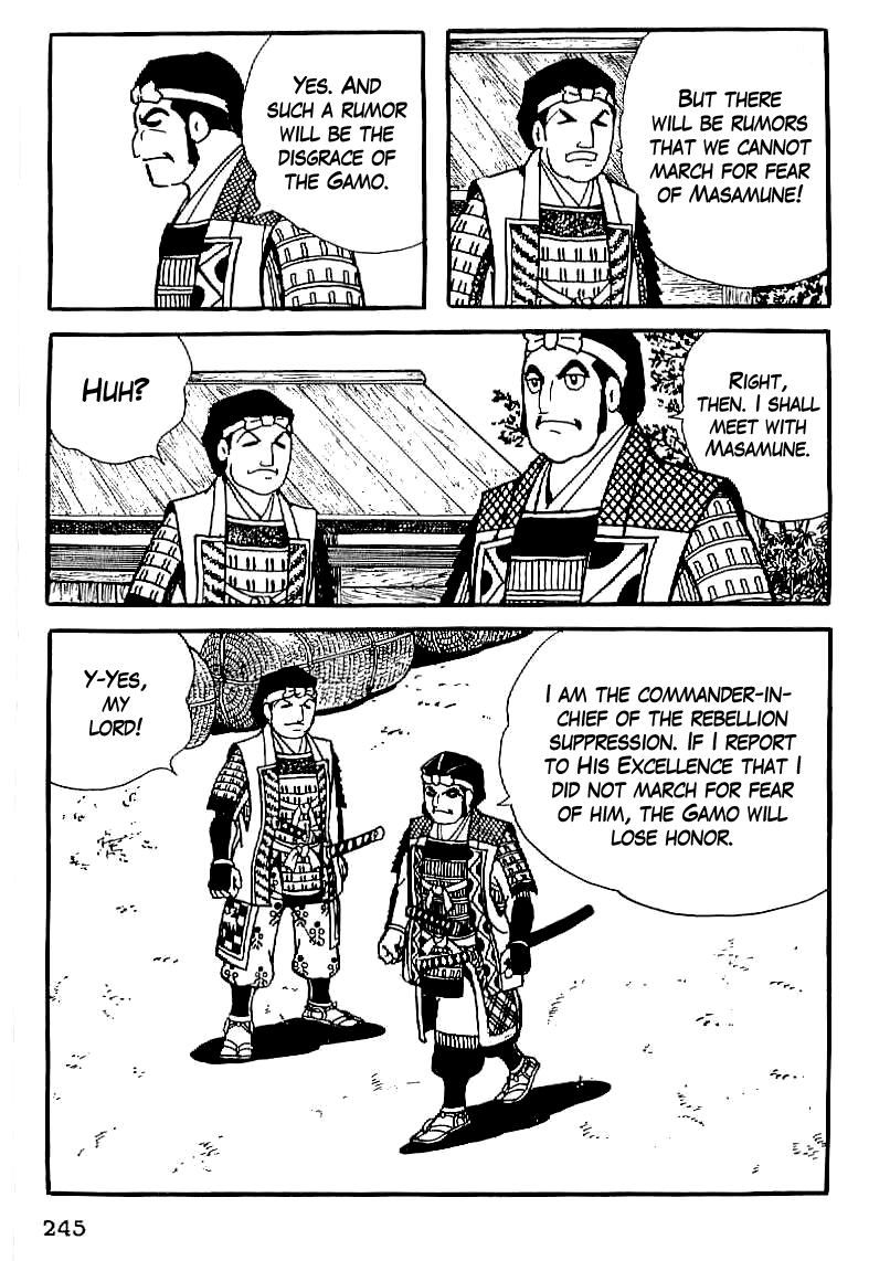 Date Masamune (YOKOYAMA Mitsuteru) Chapter 23 page 9 - Chapter 23: Rebellion