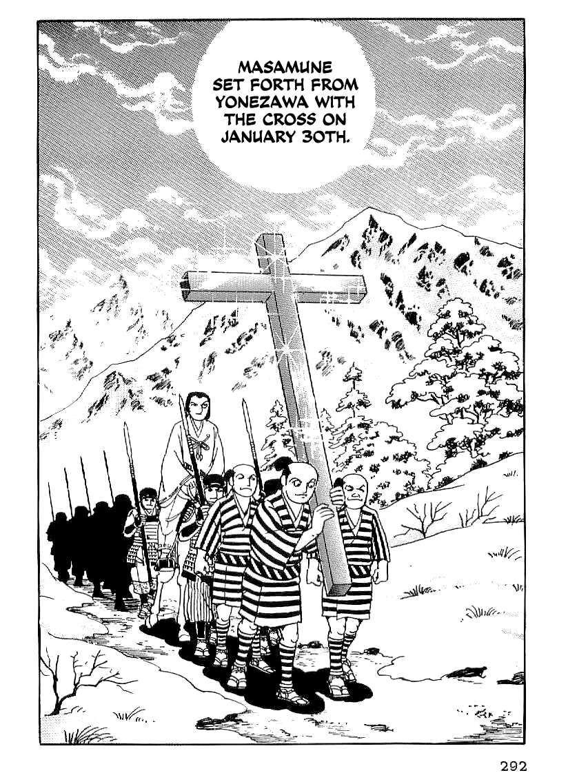Date Masamune (YOKOYAMA Mitsuteru) Chapter 25 page 9 - Chapter 25: The Golden Cross