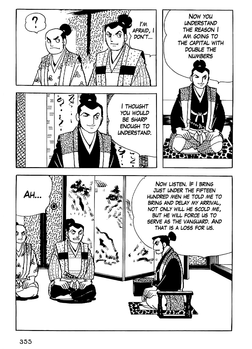 Date Masamune (YOKOYAMA Mitsuteru) Chapter 27 page 12 - Chapter 27: Masamune and the Monkey