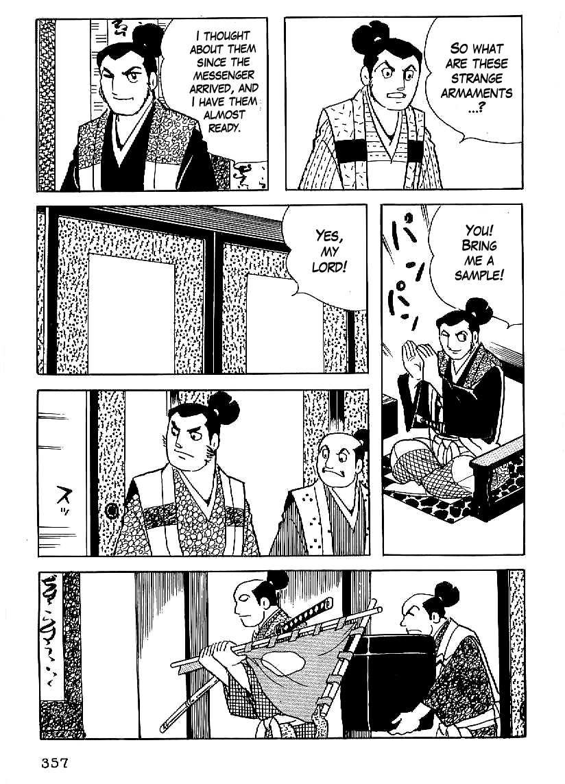 Date Masamune (YOKOYAMA Mitsuteru) Chapter 27 page 14 - Chapter 27: Masamune and the Monkey