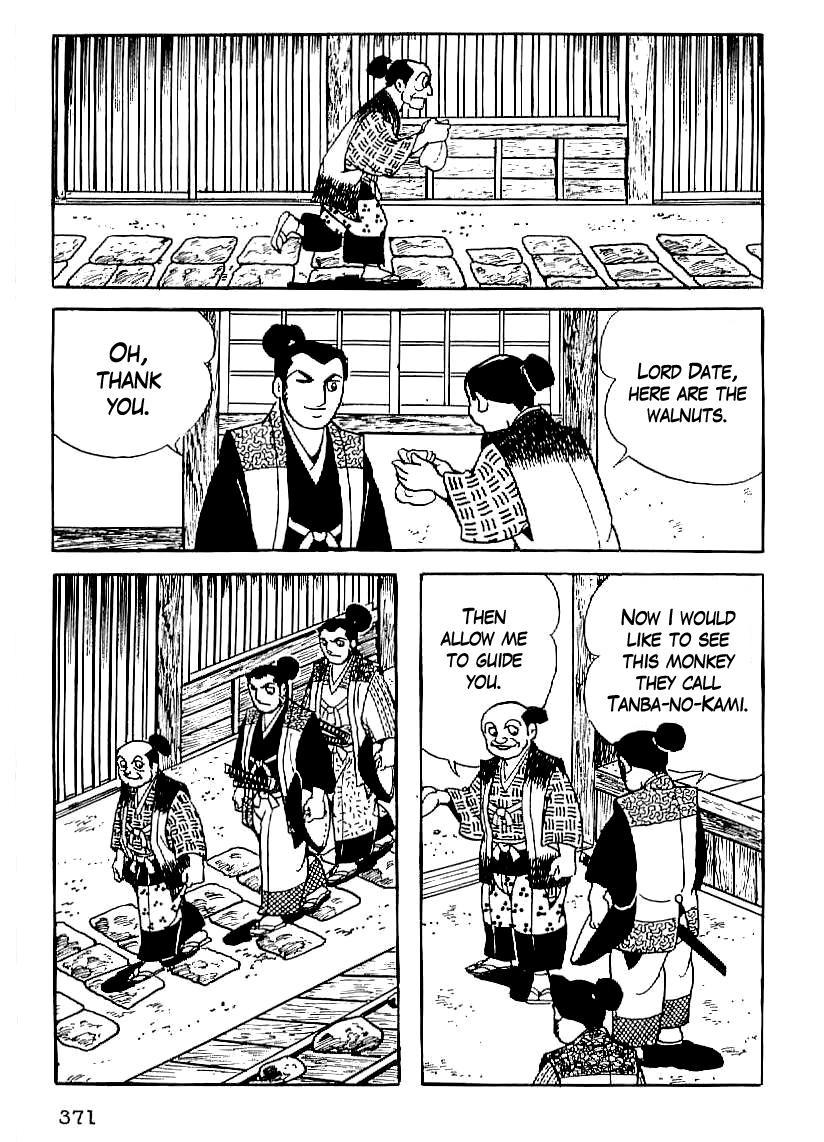 Date Masamune (YOKOYAMA Mitsuteru) Chapter 27 page 28 - Chapter 27: Masamune and the Monkey