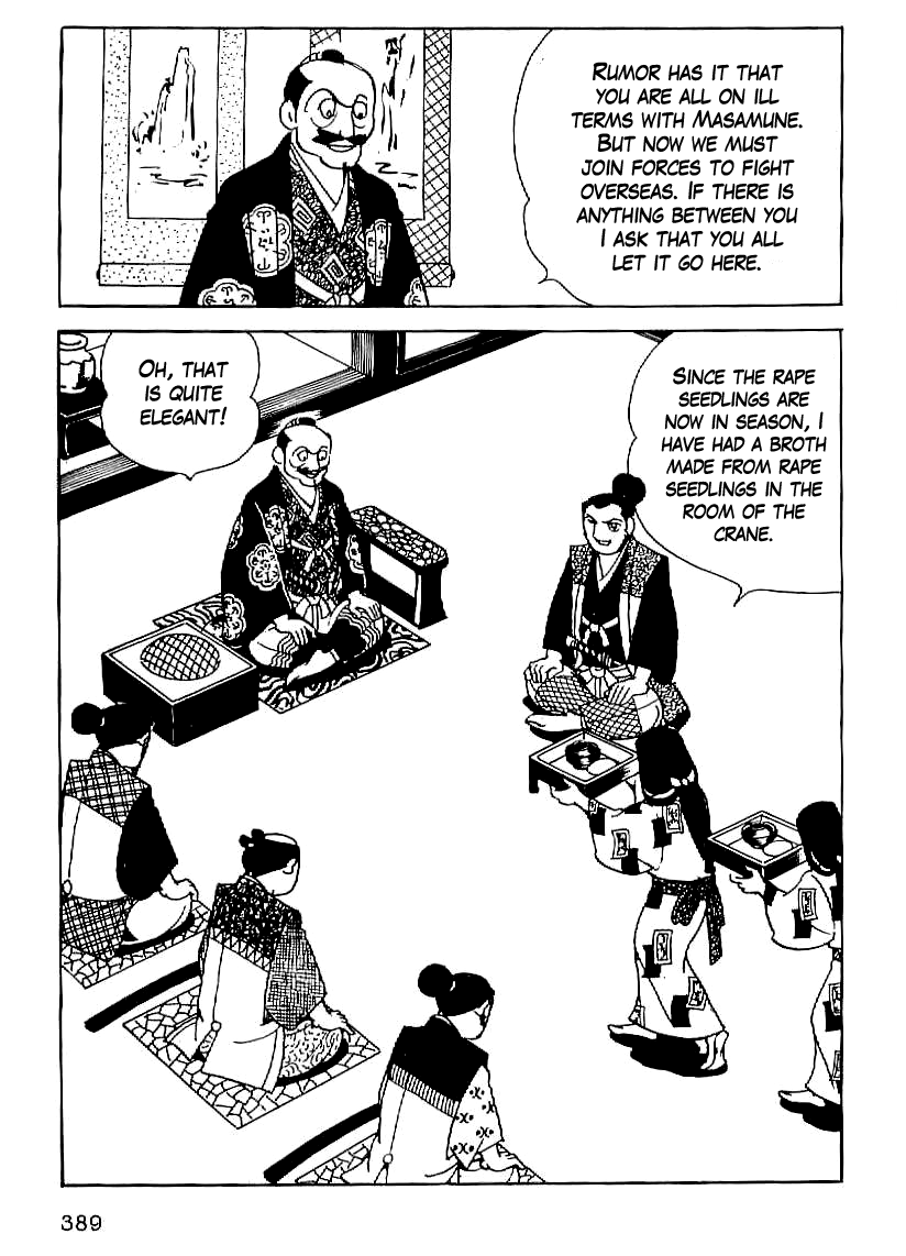 Date Masamune (YOKOYAMA Mitsuteru) Chapter 27 page 46 - Chapter 27: Masamune and the Monkey